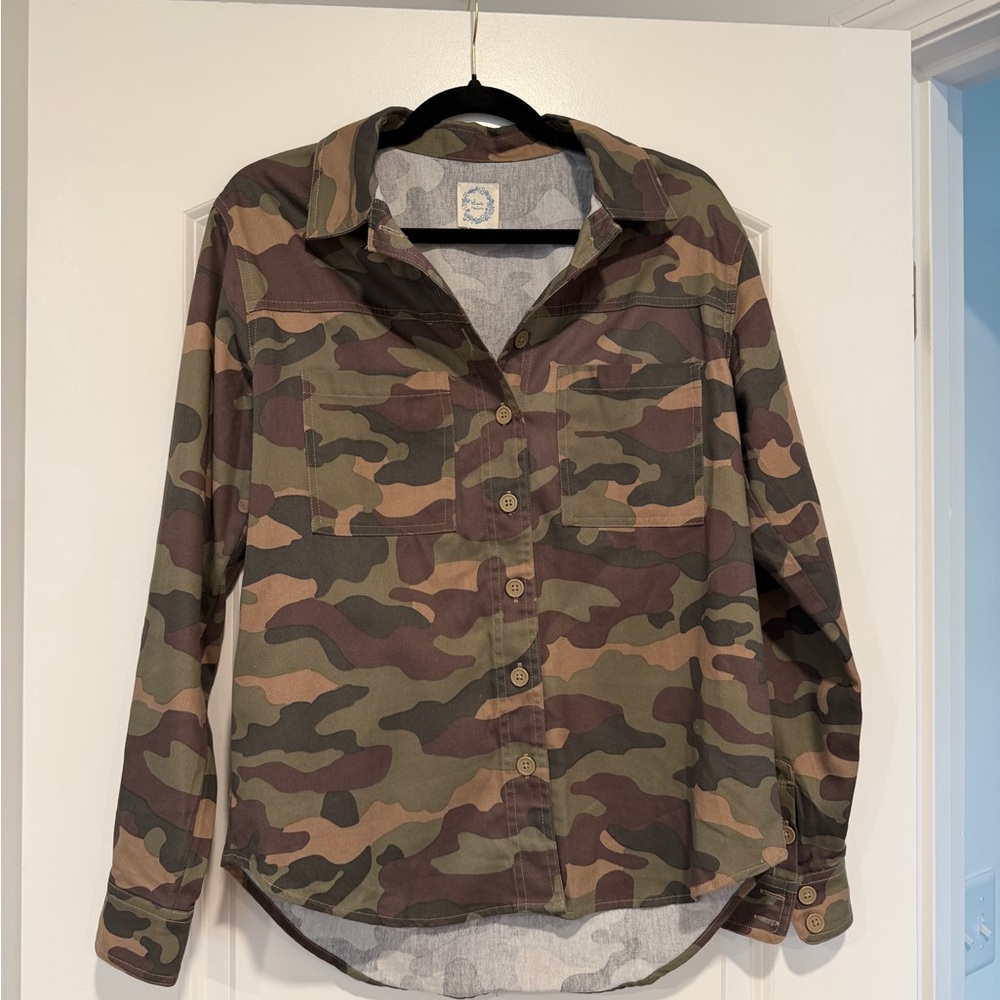 Blue Rain Camouflage Shirt